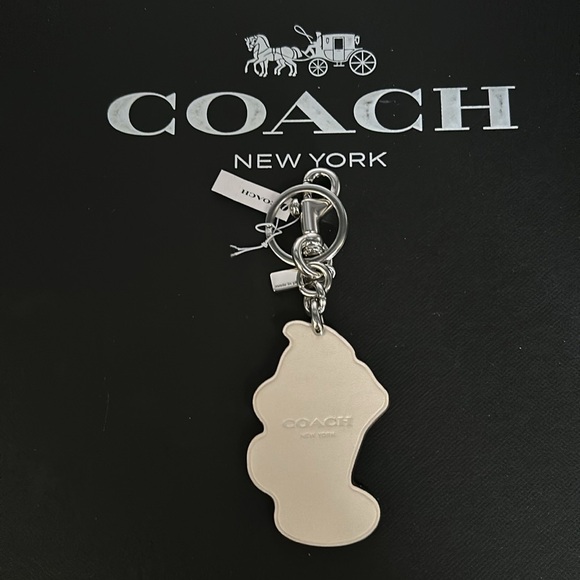 NWT Coach Ice Cream Bag Charm Keychain Summer Treat Retro Style Dessert FOB - Picture 8 of 9